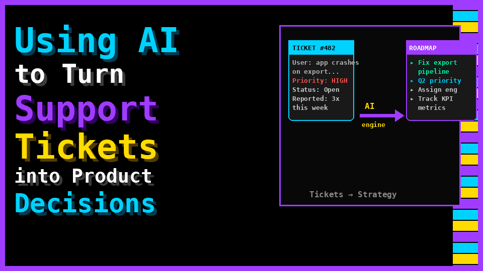 using ai to turn support tickets into product decisions
