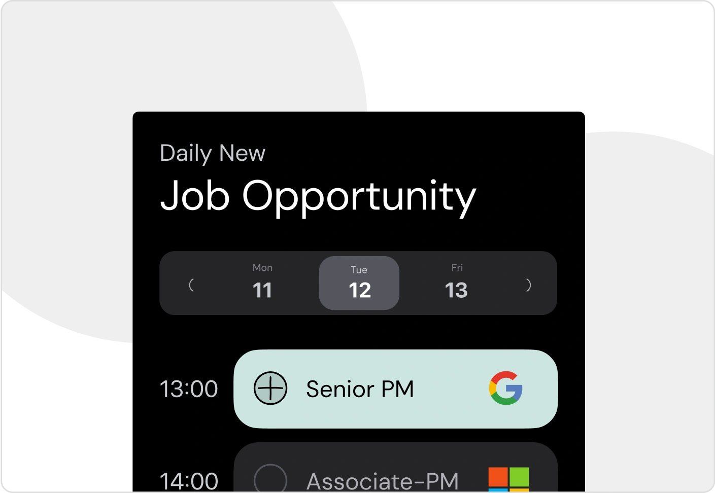 Illustration of top product jobs listings