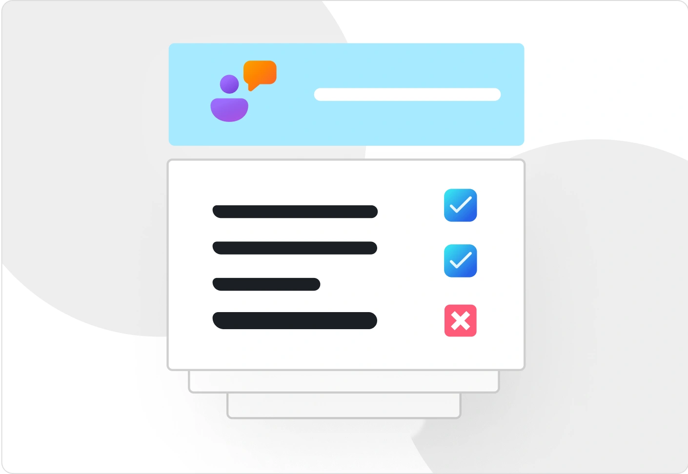 Illustration of AI skills assessment tool